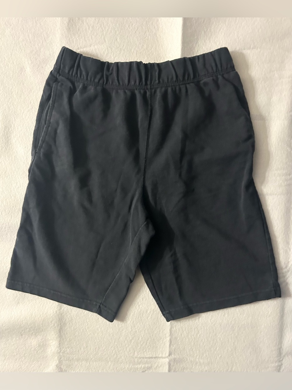 The Children's Place Black Elastic-Waist Casual Shorts